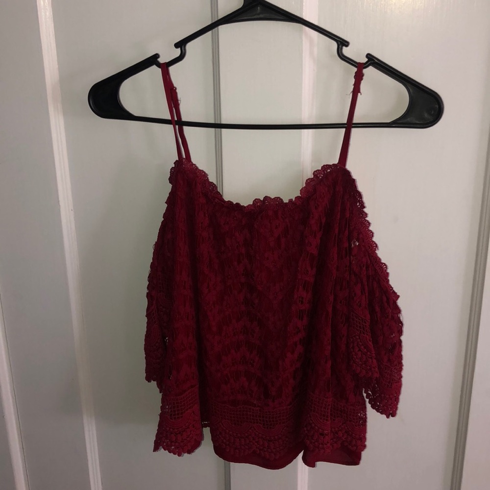 Woman’s Cold Shoulder Blouse